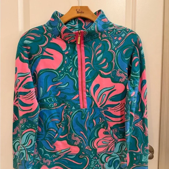 Lilly Pulitzer Quarter Zip - Picture 2 of 4